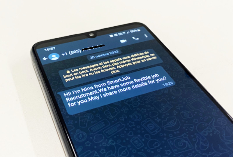 Whatsapp « pollué » par les arnaques