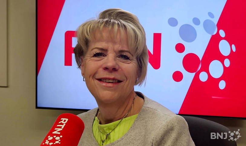 Isabelle Hernan, dans les studios de la Matinale.