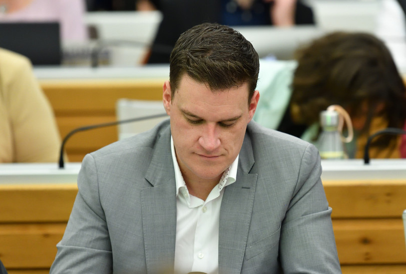 Le nouveau conseiller national jurassien prêtera serment cet après-midi à Berne. (Photo : Georges Henz). 