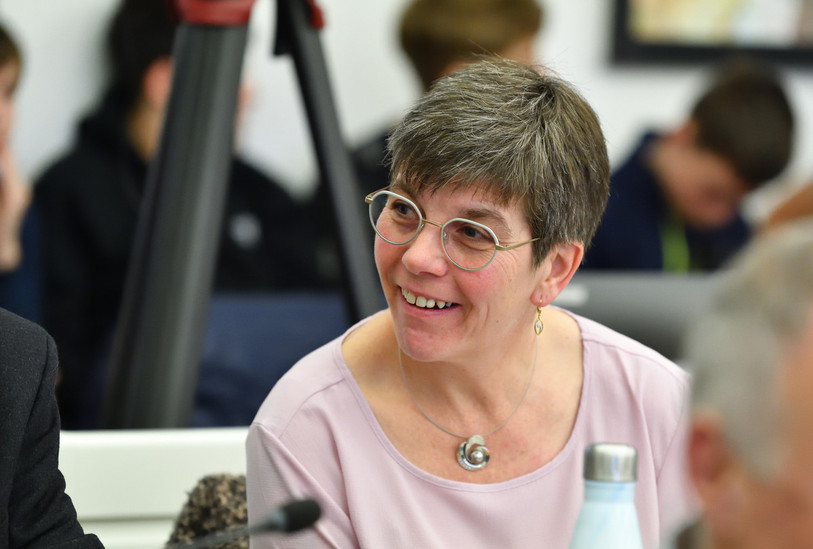 Sophie Guenot souhaite que le canton étudie le lancement d'un progamme d'agritourisme dans le Jura. (Photo : Georges Henz).