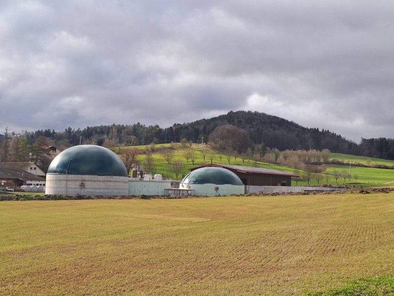 Les besoins en gaz des clients qui dépendent d'Energie du Jura ont été complètement couverts par la production de la centrale de Courtemelon durant quelques jours du mois d'avril. (Photo : EcoBioVal).