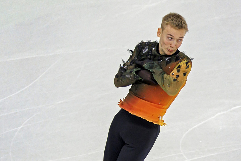 Aurélian Chervet a de la peine à se libérer en Corée. (photo : EPA Chloé Knutt for OIS/IOC)