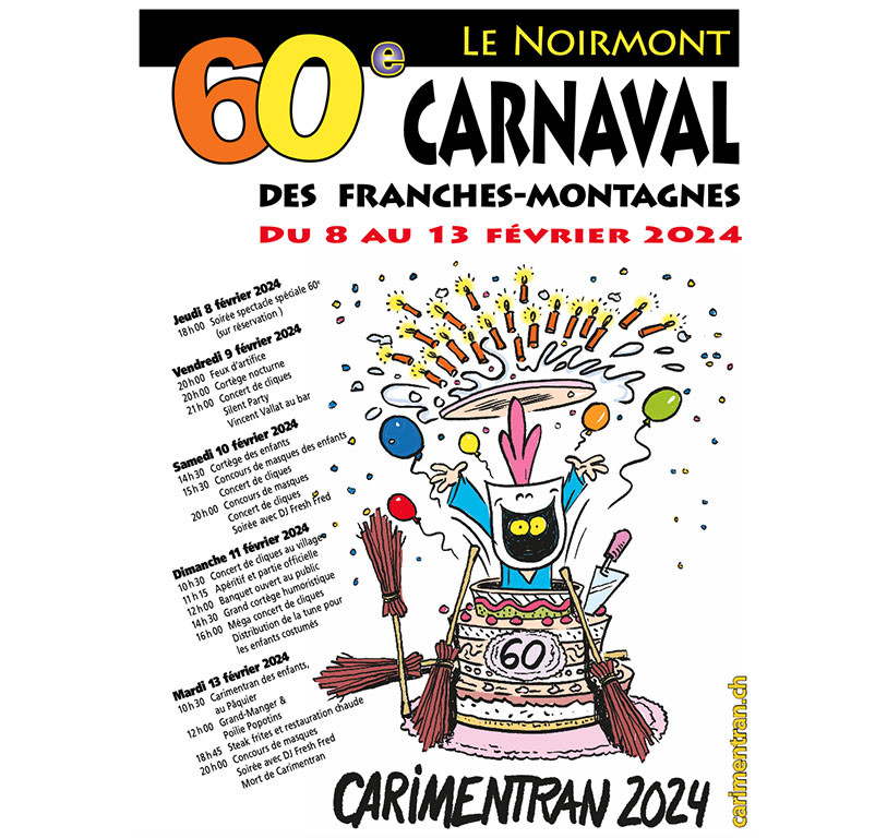 60e Carnaval des Franches-Montagnes