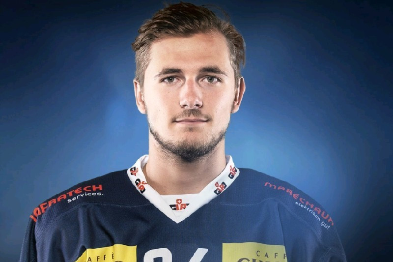 Josselin Dufey portait le maillot d'Ambri Piotta cette saison. (photo : HCC)