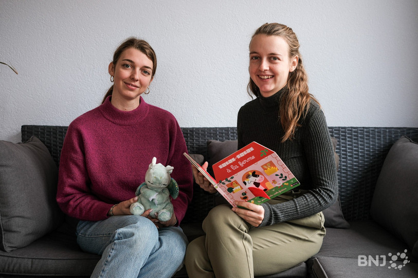 Tiffany Cattin (à gauche) et sa soeur Rachelle planchaient sur leur projet depuis septembre dernier.