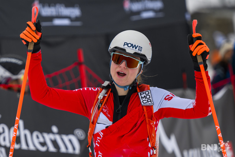 Marianne Fatton accumule les podiums cette saison. (photo : Keystone/Jean-Christophe Bott)