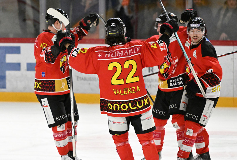 Matteo Valenza a ouvert le score pour le HCFM. (Photo : Georges Henz)