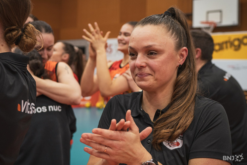 Lauren Bertolacci était la coach principale du NUC entre 2018 et 2025. (Photo: Albin Tissier)