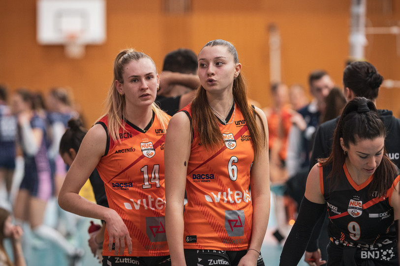 Nina Scrucca et Tanaïs Camélique ont toutes les deux bénéficier de temps de jeu contre Kanti. (Photo archives: Albin Tissier)