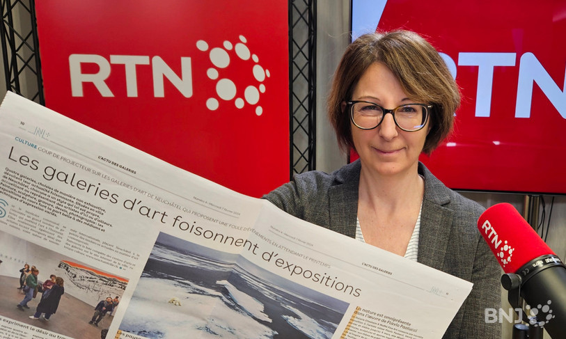 Françoise Küenzi, cheffe du service de la communication à la ville de Neuchâtel avec le N+ de la semaine.