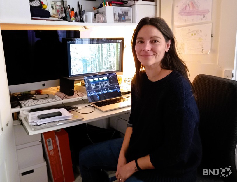 Orane Burri a fait une pause dans son montage