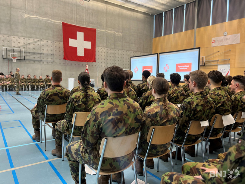La soixantaine de recrues a été promue soldats vendredi à Macolin.