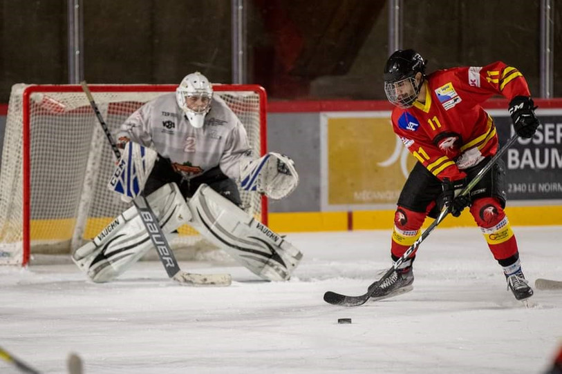 Le HC Les Enfers-Montfaucon va lutter en play-off de 3e ligue (photo : HC Les Enfers-Montfaucon).