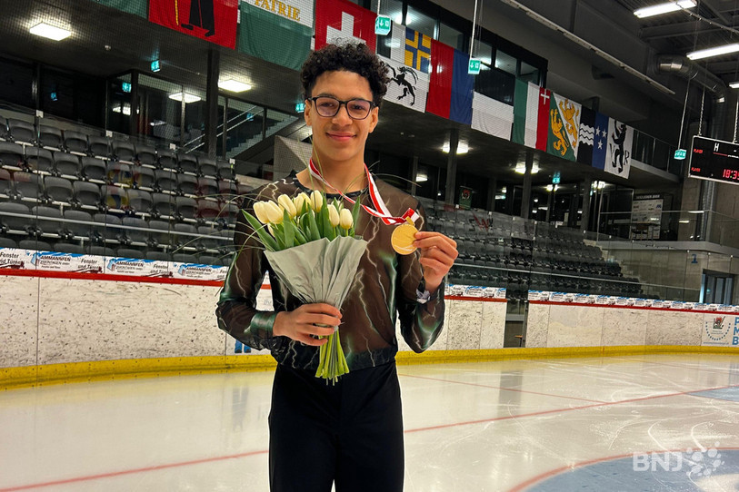 La médaille d'or pour Tammaro Wyss. (Photo Natascha Wyss)