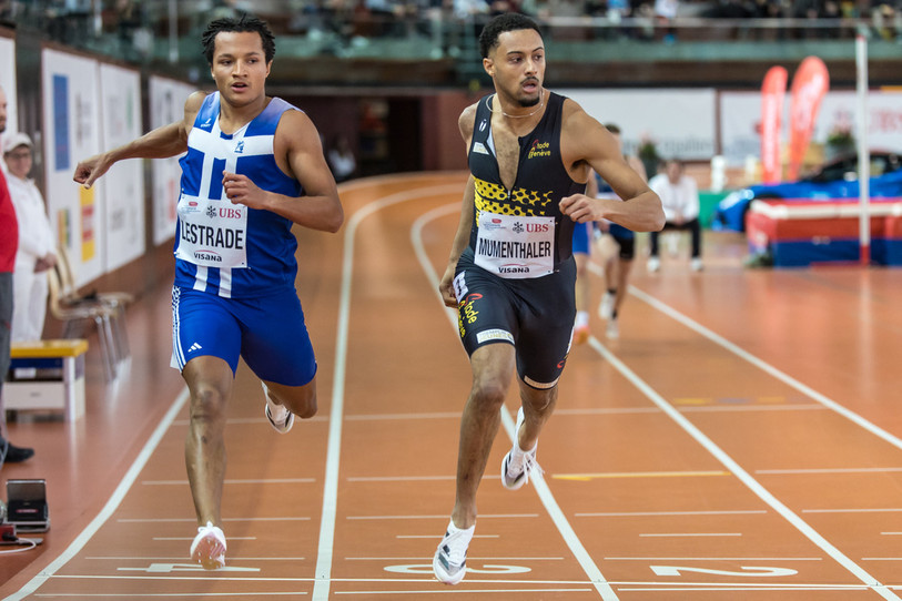 Deux médailles et deux records. Bradley Lestrade a connu un week-end faste à Saint-Gall. (Photo : KEYSTONE/ATHLETIX.CH/Ulf Schiller)