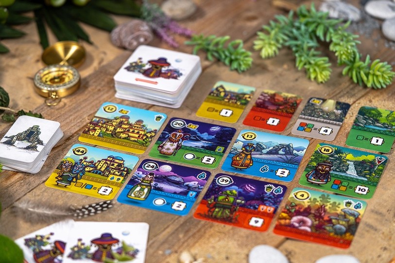 Le jeu de cartes stratégique « Faraway », où les participants explorent le monde mystérieux d'Alula est arrivé en tête (Photo : Ludesco)