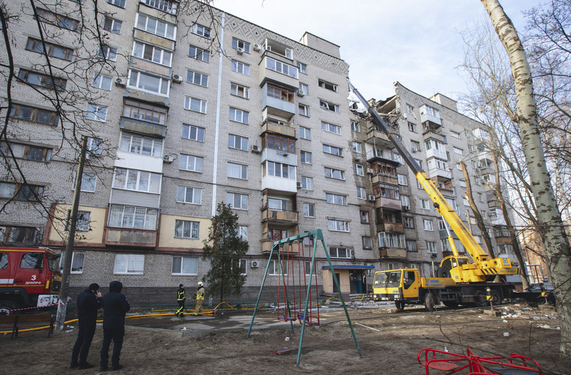 Les bombardements russes continuent de faire de nombreux dégâts. (Photo : EPA/ARSEN DZODZAIEV)