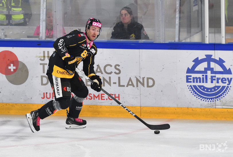 Philip-Michaël Devos a marqué en jeu de puissance jeudi soir à Rapperswil. (Photo : archives Georges Henz)