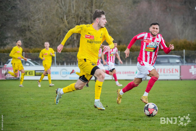 Kenzo Brêchet et le FC Bassecourt reprennent avec une défaite. (Photo : Cédric Prudat)