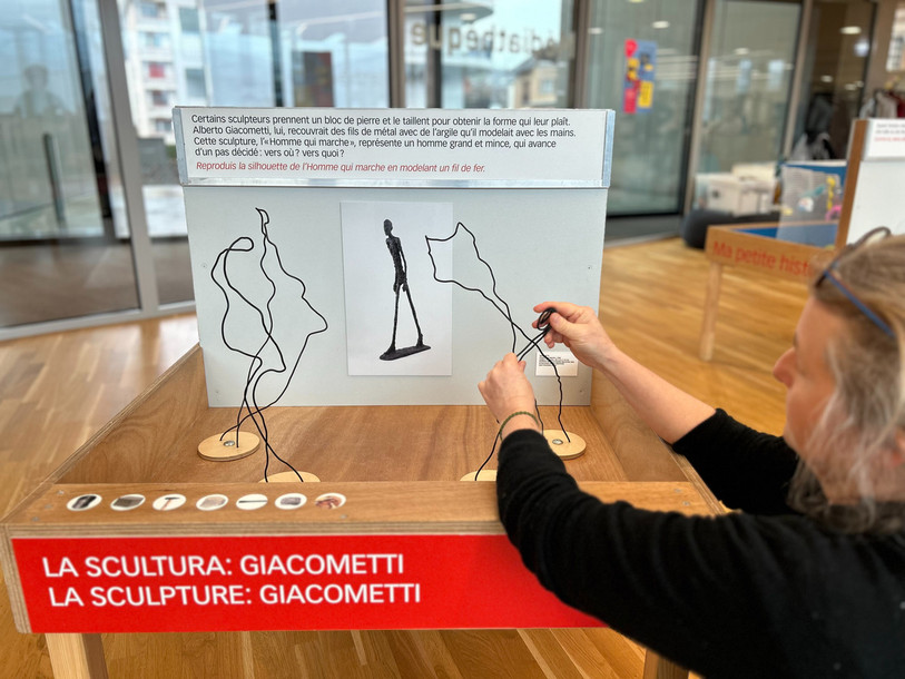 Les enfants seront notamment invités à découvrir le travail d'Alberto Giacometti. (Photo : HEP-BEJUNE)