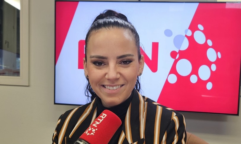 Forma, fière de sa surprise, dans le studio de La Matinale.