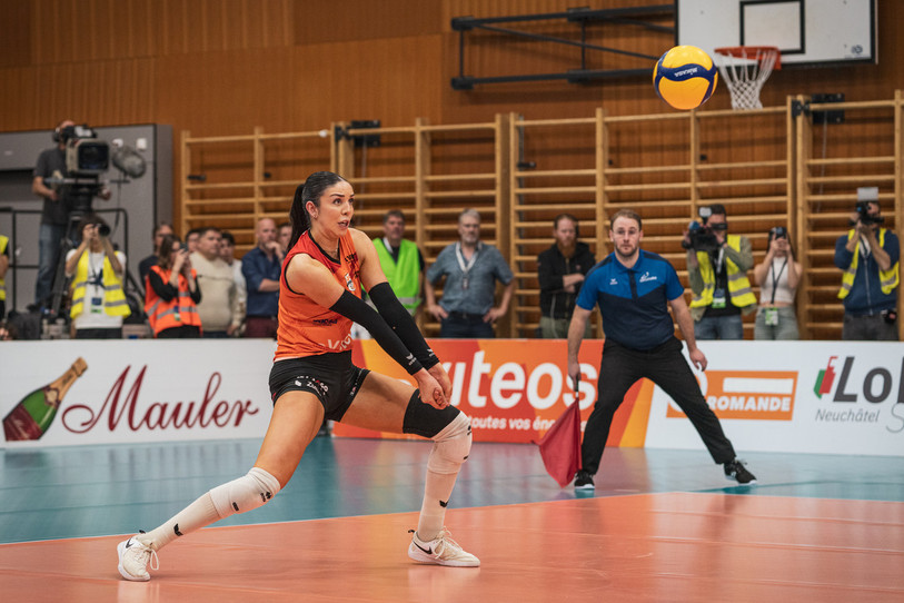 Maddie Haynes a décidé de tenter l'aventure LOVB. (photo : Albin Tissier)