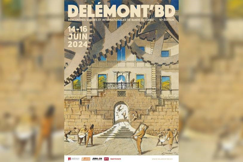 Monstre sacré de la bande dessinée, François Schuiten a reçu en 2023 le Grand prix BD pour l’ensemble de sa carrière. (Photo : Delémont’BD)