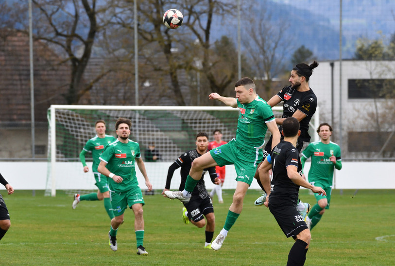 Le FC Courtételle a plié l'échine face à Black Stars samedi à domicile. (Photo: Georges Henz)