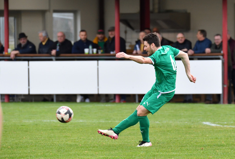 Benoît Barros du FC Courtételle a signé un doublé. (Photo: Georges Henz)