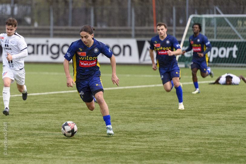 Fares Toumi a marqué le premier but chaux-de-fonnier. (Photo archives: Bertrand Pfaff)