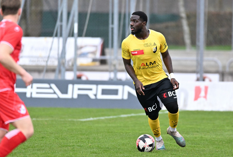 Daoud Touré a ouvert le score pour offrir aux SR Delémont leur première victoire de la saison. (photo d'archives : Georges Henz).