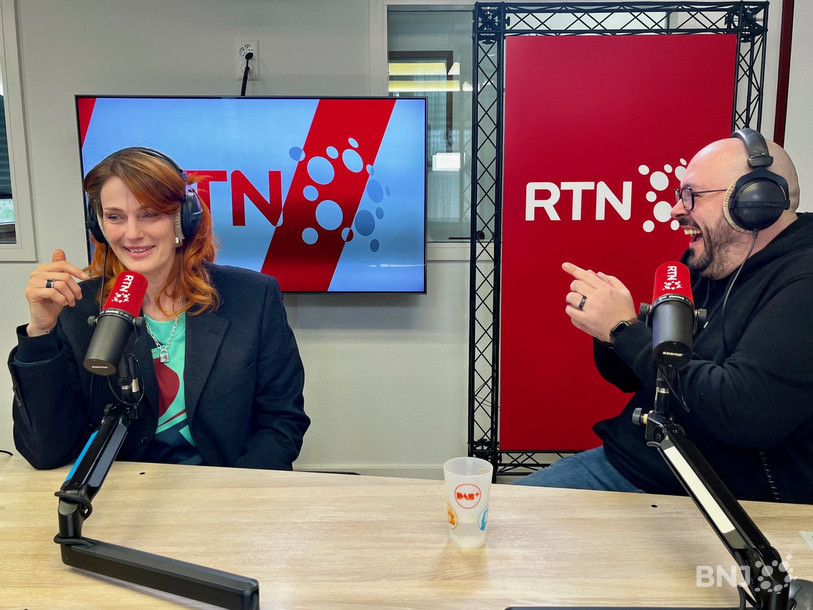 Les retrouvailles ont été chaleureuses entre les deux animateurs.