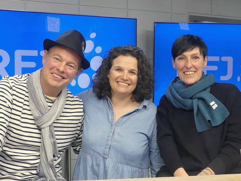 Gilles Pierre, Jennifer Recoing et Sandra Gelin.