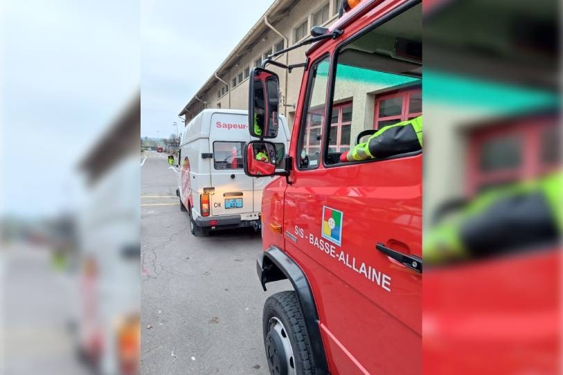 Le SIS Basse-Allaine doit déplacer son matériel dans différents endroits de Boncourt. (Photo : SIS Basse-Allaine)