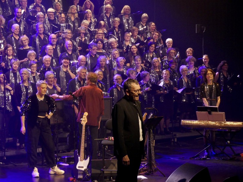 Les musiques de Michael Jackson et de Michel Berger ont plongé le public dans le rythme et l’émotion avec « Evoca » et le « BH Orchstra ».