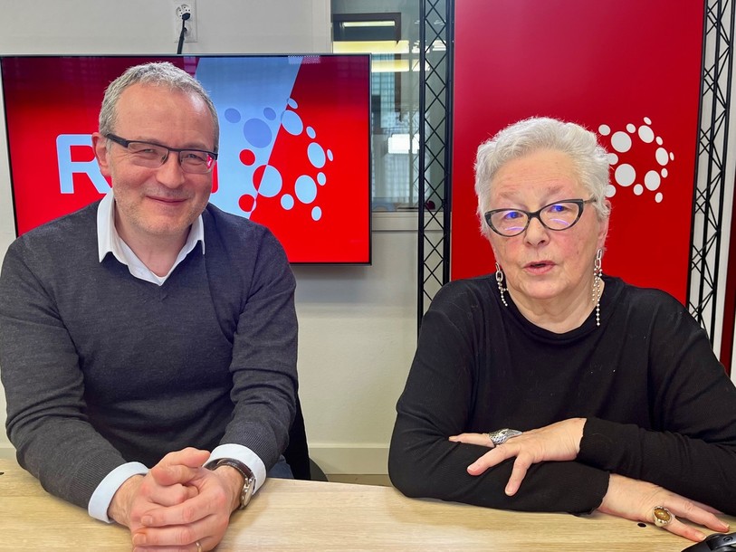 Cyril Tissot et Bernadette Richard dans « 40 ans / 40 voix ».