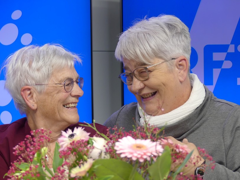 Monique Heinis et Corinne Cattin Brischoux ont été animatrices sur Fréquence Jura durant la première décennie.