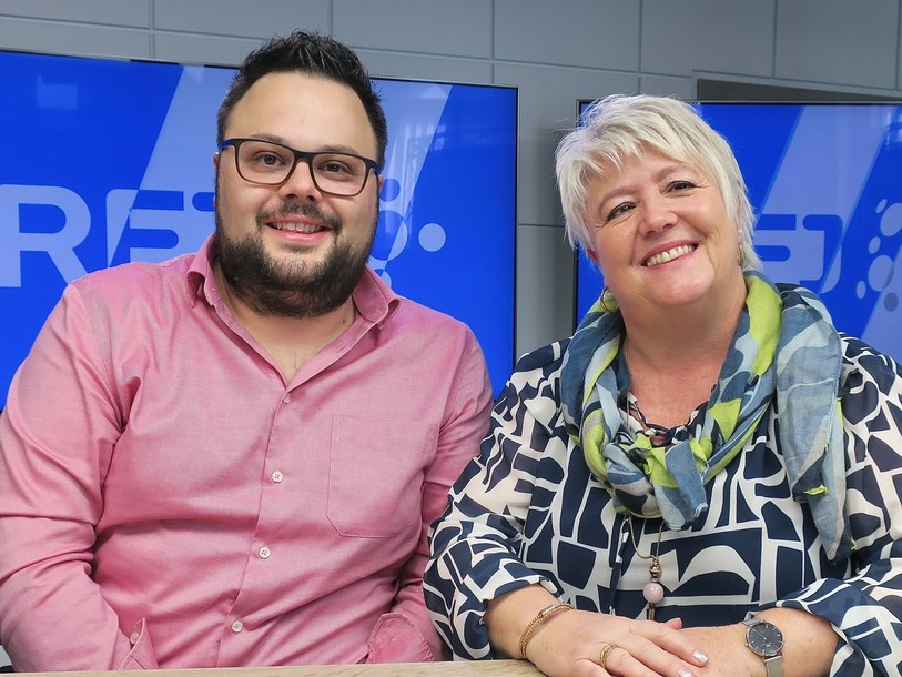 Baptiste Seghetto et Vicky.