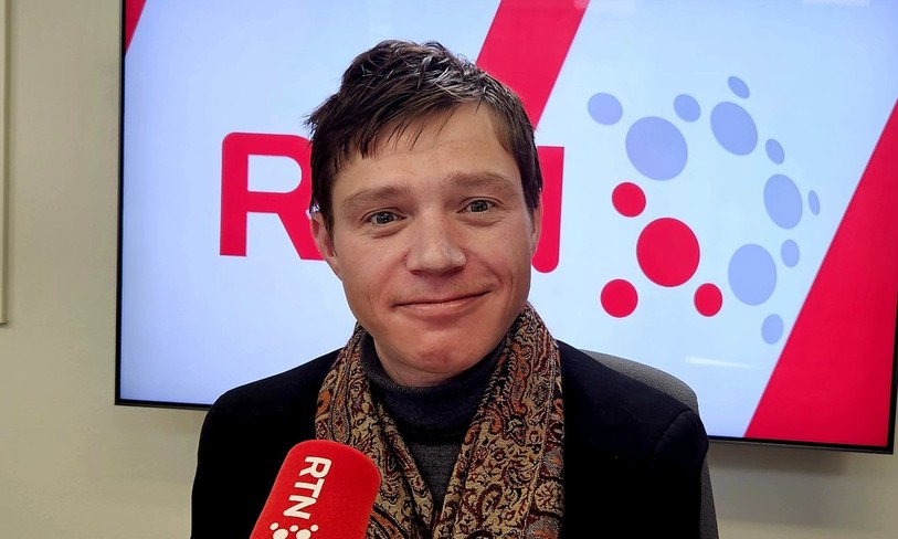 Gabriel Risold, journaliste pour le Courrier du Val-de-Travers, dans La Matinale.