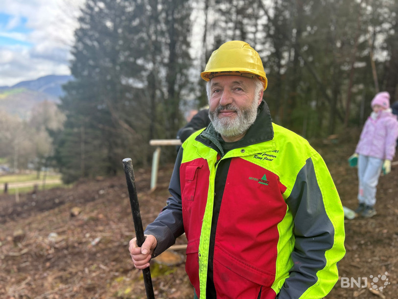 Rémy Jacot, garde-forestier pour la Bourgeoisie de Moutier.
