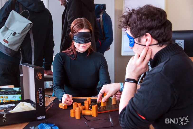 Face à l’affluence toujours plus grande des mordus de jeux, le festival avait repensé intégralement ses espaces pour cette 15e édition. Photo : Bertrand Pfaff.