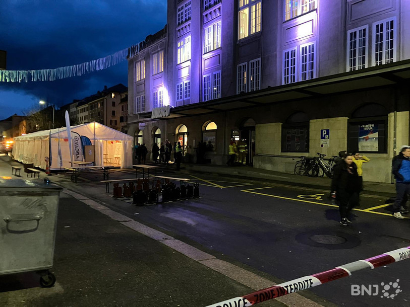 Les lieux ont été évacués par la police.