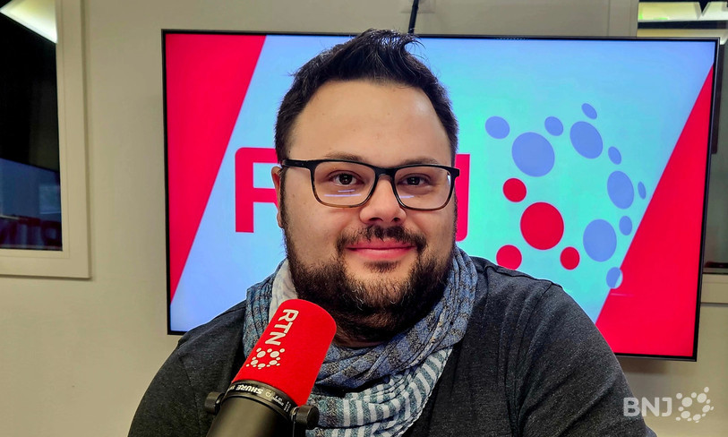 Baptiste Seghetto, responsable des programmes de la radio RTN.