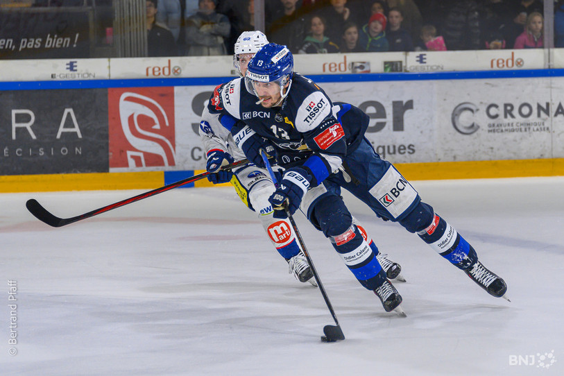Sondre Olden est le premier à avoir marqué pour le compte du HC La Chaux-de-Fonds. (Photo : archives).