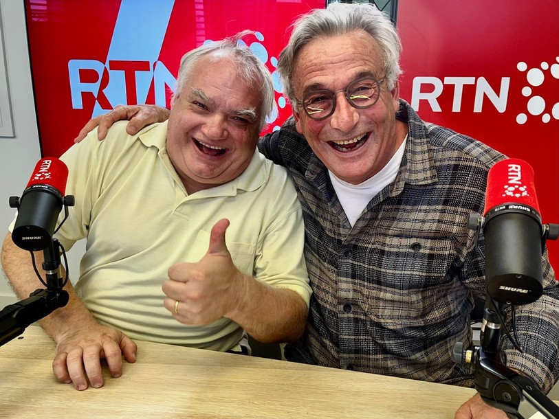 Jean-Michel et Claude Frôté dans « 40 ans / 40 voix ».
