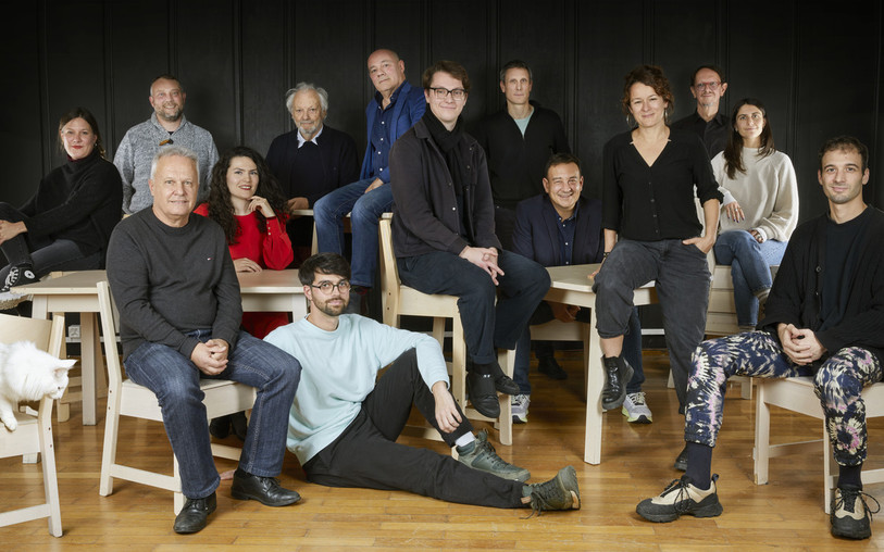 Le nouveau comité d'Art Môtiers. (Photo: Prune Simon-Vermot).
