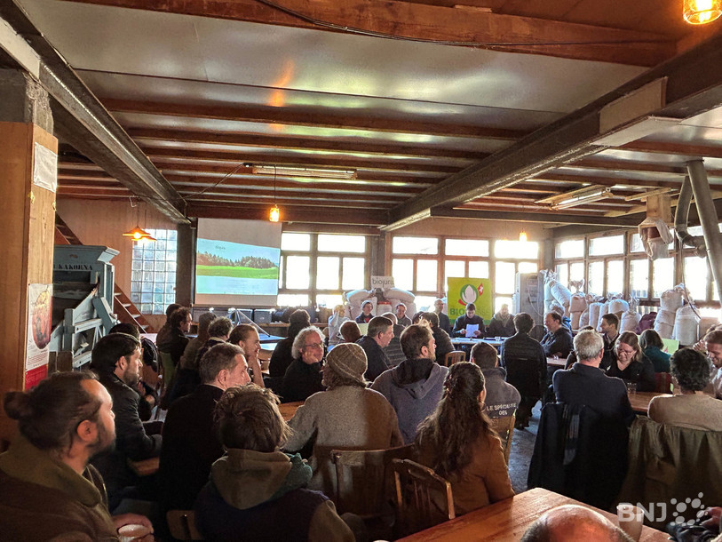 Les membres de BioJura avaient rendez-vous à Saules lundi.