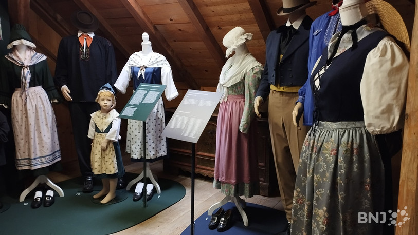 La collection comprend des costumes bourgeois, de la campagne, de la semaine et du dimanche.