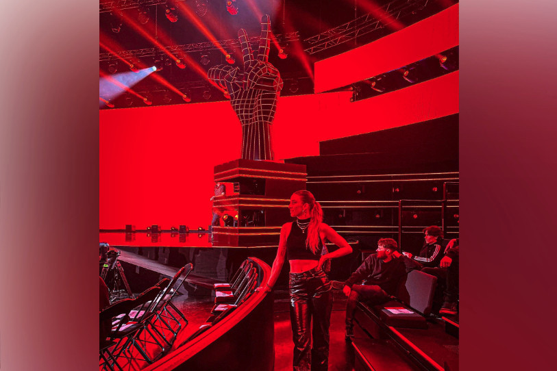 Léa Jeambrun a dansé sur le plateau de The Voice Belgique. (Photo : Léa Jeambrun)