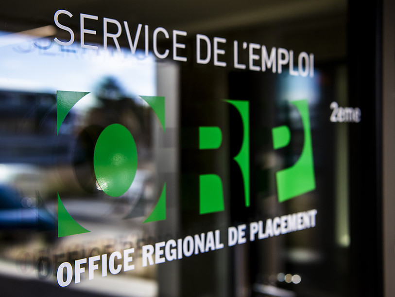 Le taux de chômage dans le canton s’est établi à 3,2% à la fin mars. (Photo : KEYSTONE / Jean-Christophe Bott).